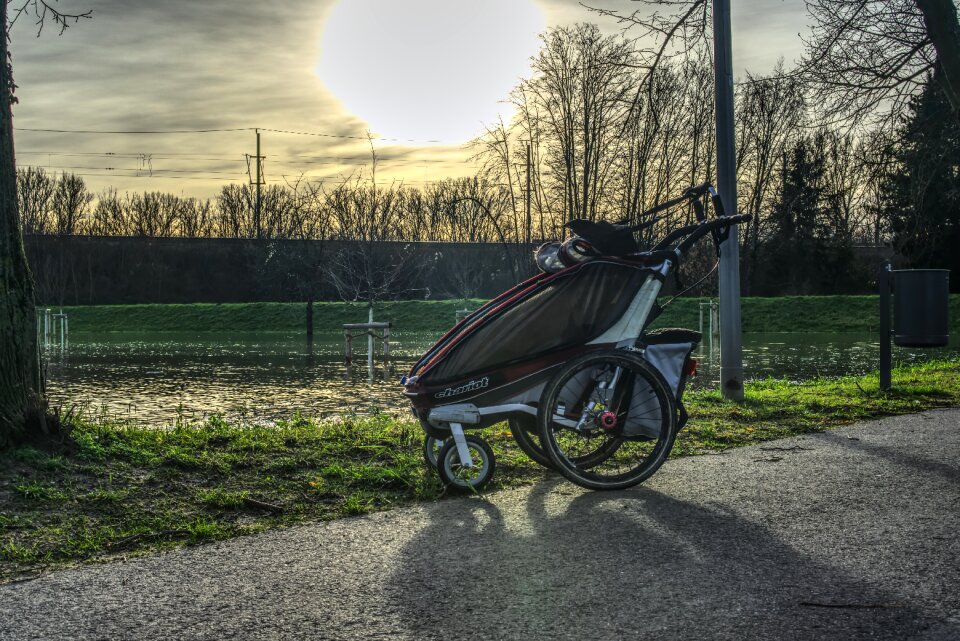 Baby carriage bike trailer leisure