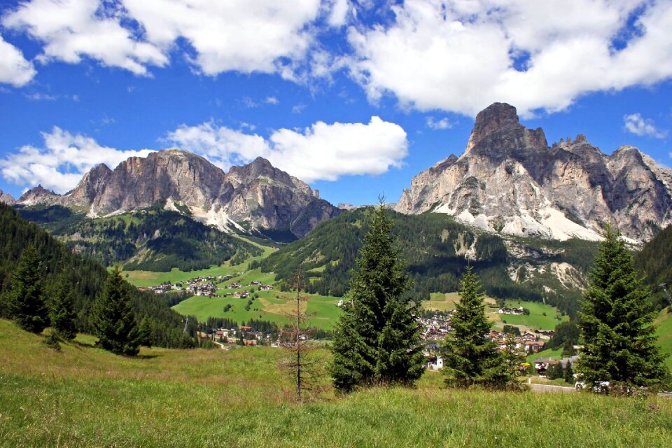 Top landscape alps