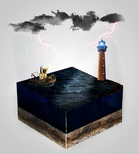 Sea water cube