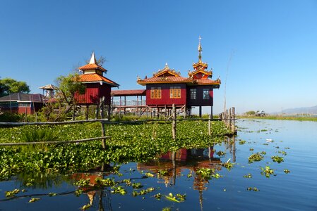 Outdoors reflection myanmar