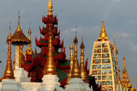 Gold pagoda burma
