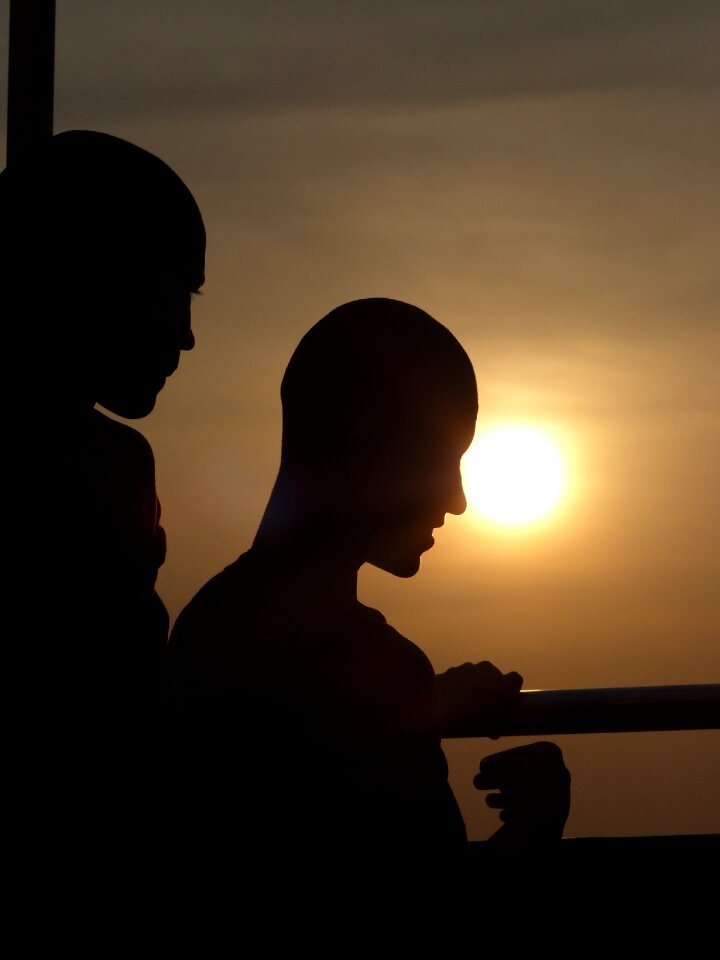 Sunset man