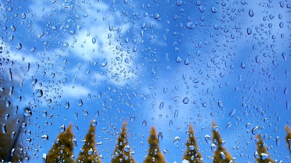 Non trickle raindrops