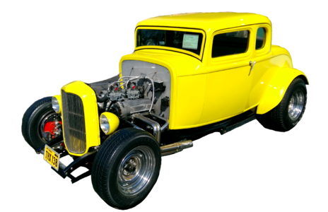 Classic car engine tire