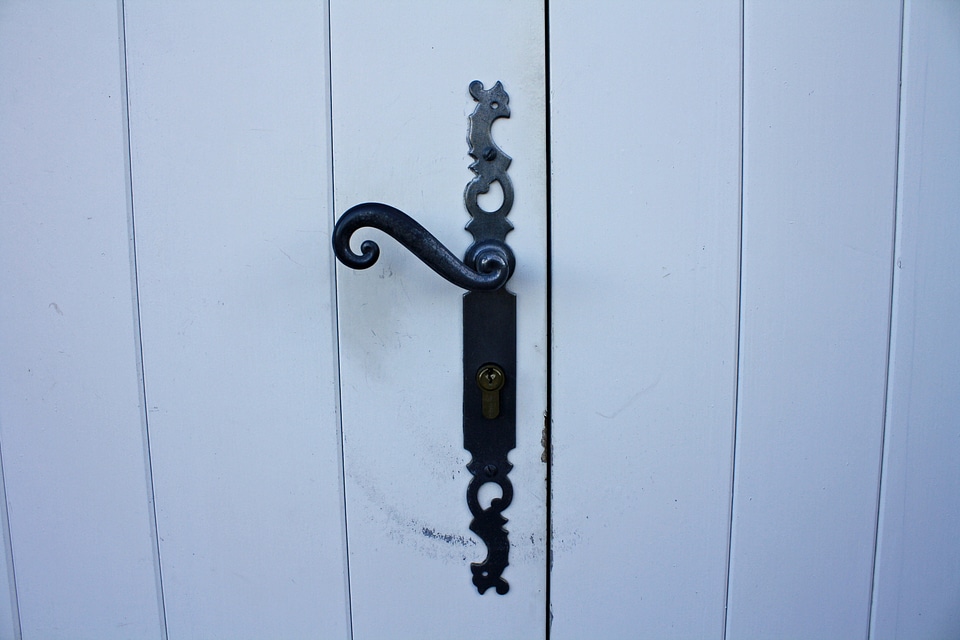 Iron ornate antique