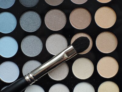 Makeup cosmetics brush photo