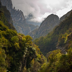 Landscape cloudy nature photo