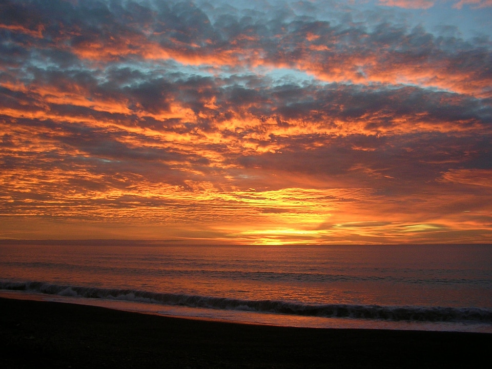 Dawn dusk clouds photo