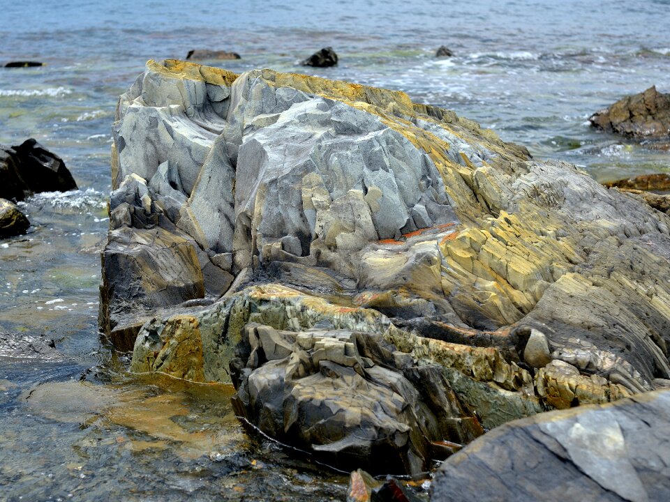 Sea stone coast