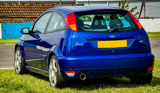 Ford focus rs blue photo