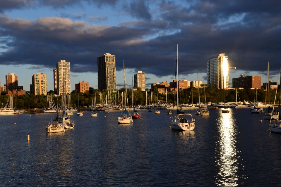 Waterfront reflection