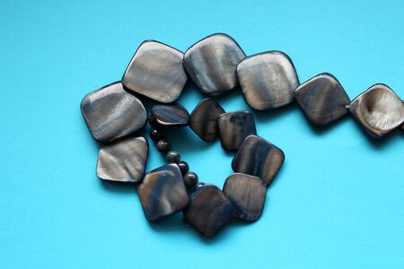 Artificial stones jewelry necklace