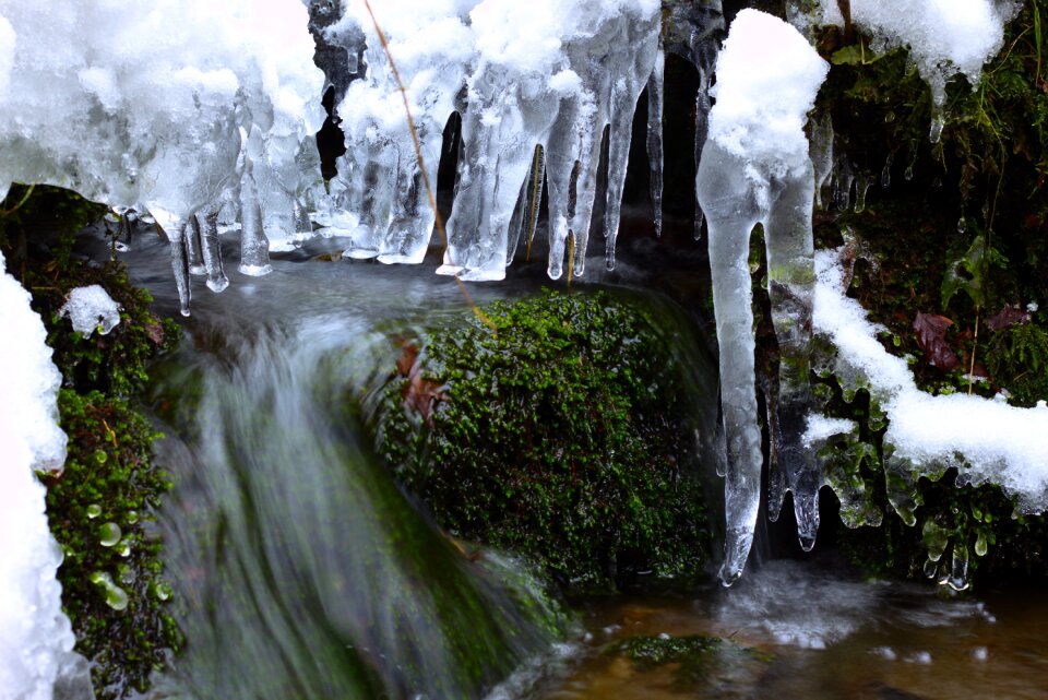 Nature ice icicle