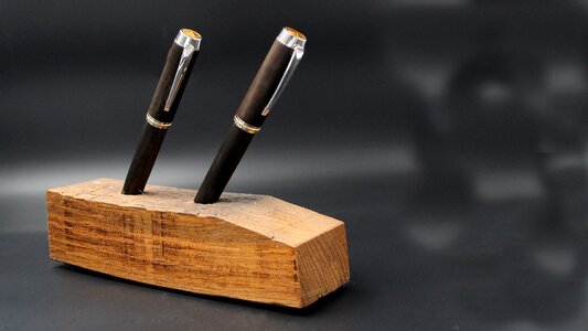 Pen wood writing tool photo
