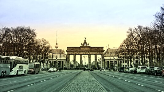 Berlin brandenburg gate architecture photo