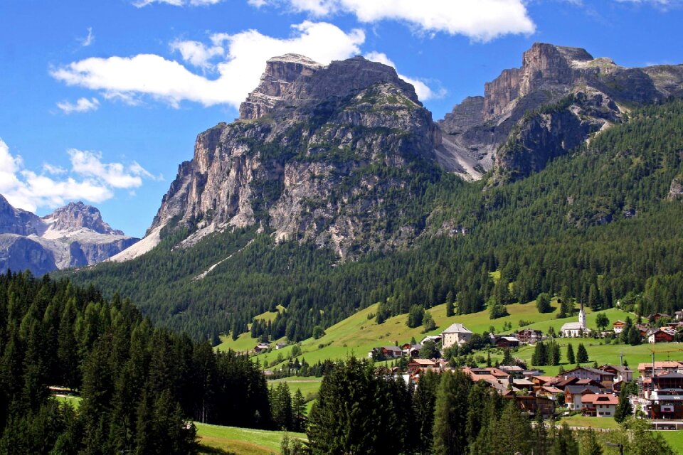 Panoramic landscape alps