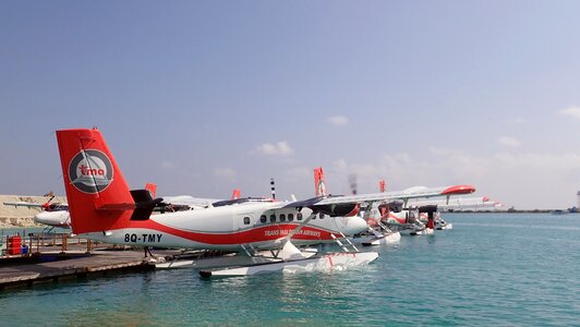 Airplane plane sea