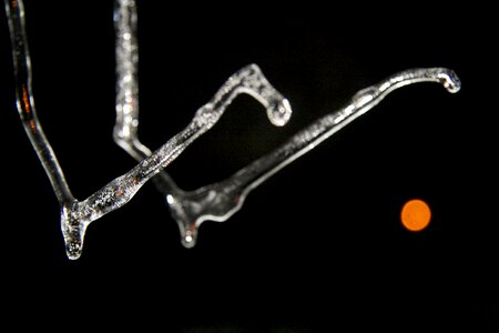 Icicle water cold