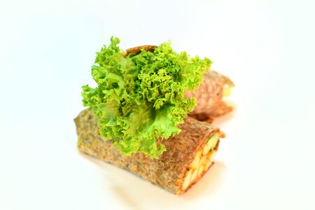 Brown bread vegetable photo