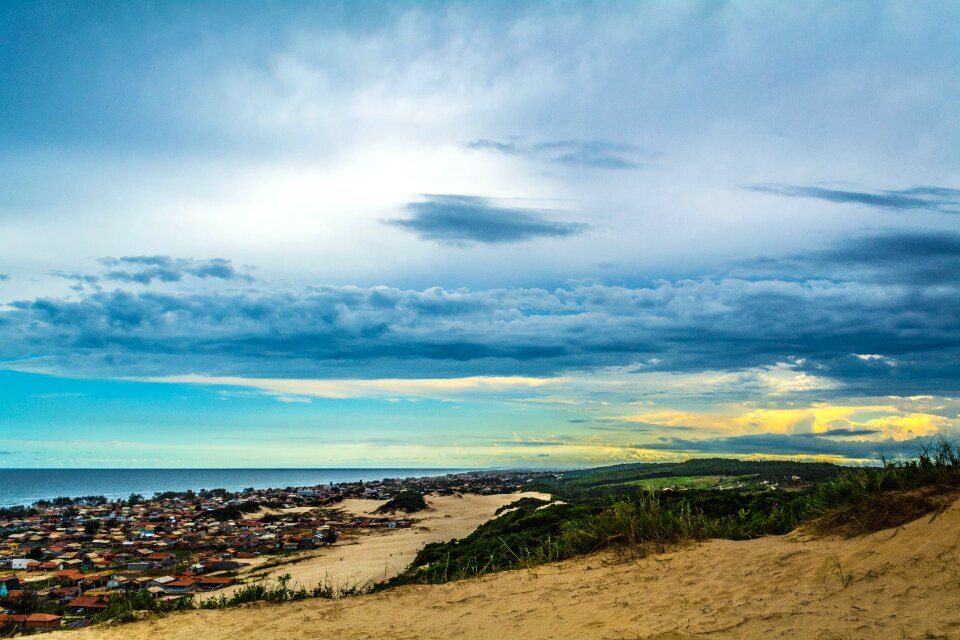Widescreen outdoors sky