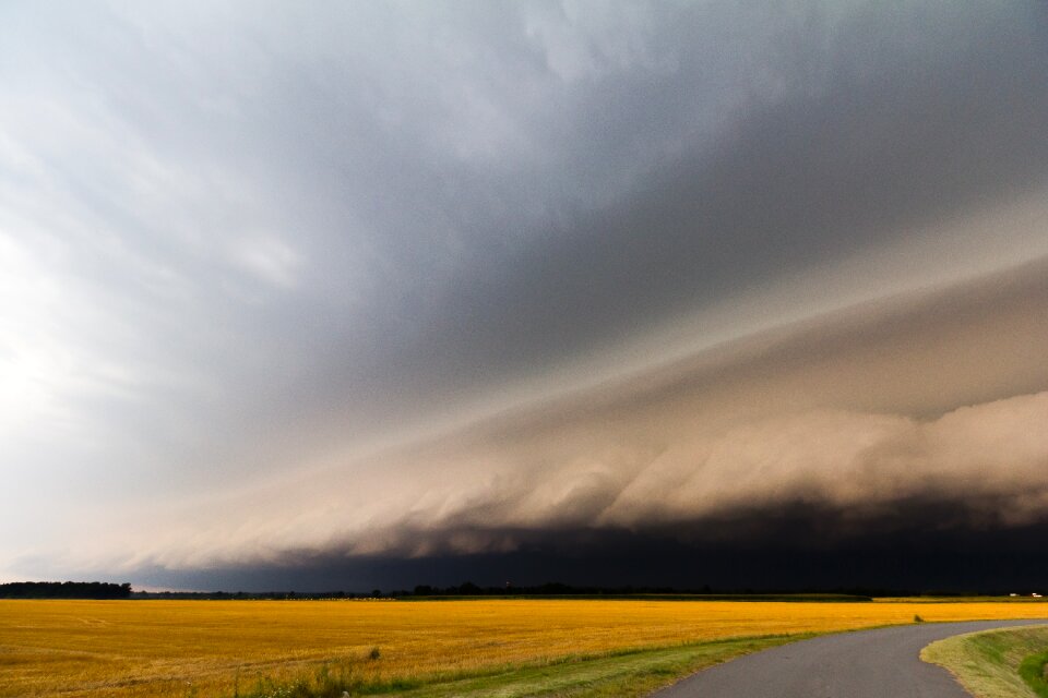 Nature sky shelf cloud