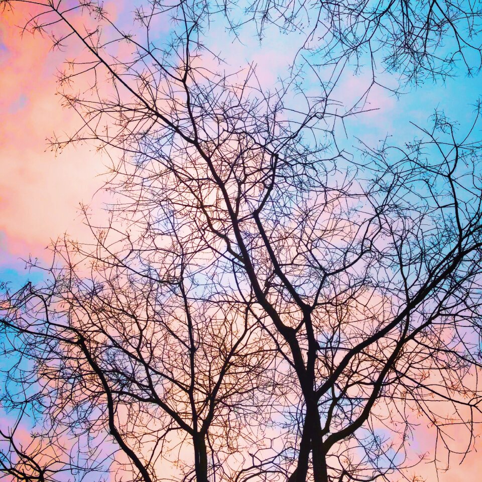 Afterglow sky clouds