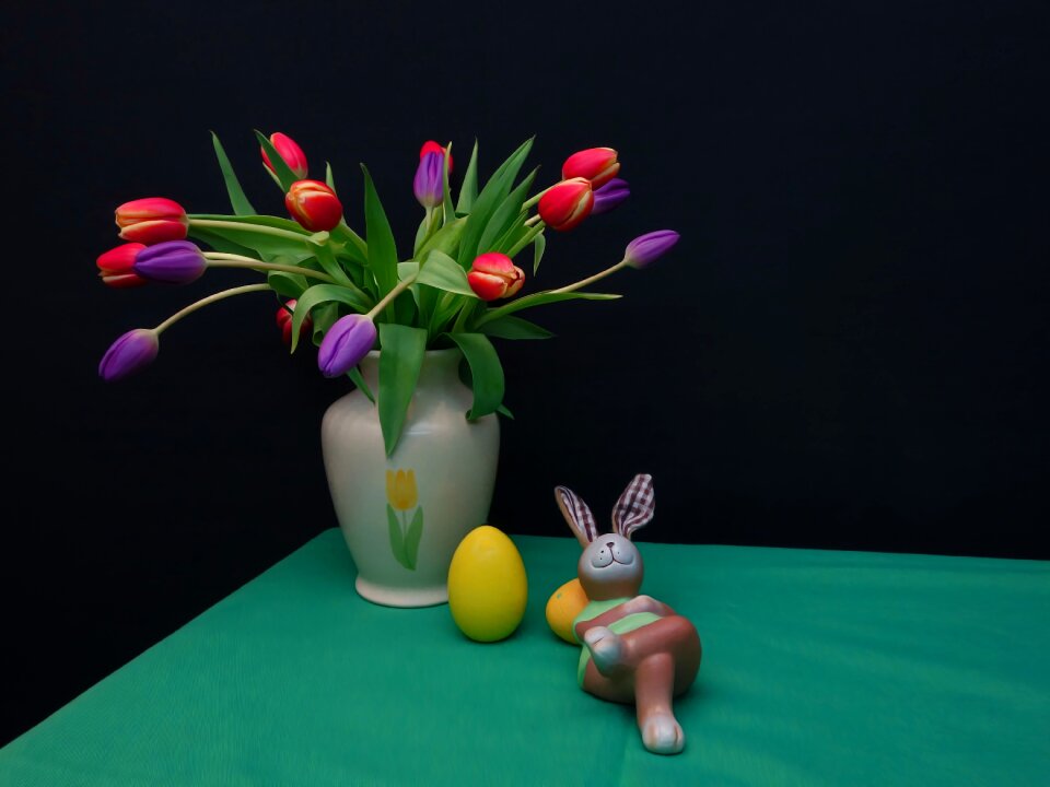 Easter eggs happy easter spring