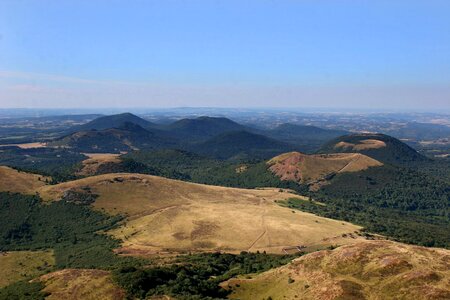 Panoramic sky puy-de-dome