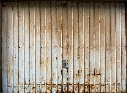 Grunge weathered profile sheet photo