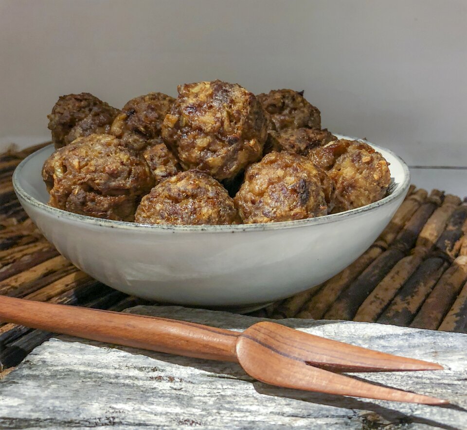Grandma's meatballs venison food