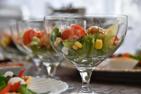 Fruit healthy salad photo