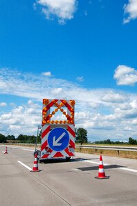 Sky blue road