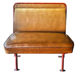 Leather seat railway historically