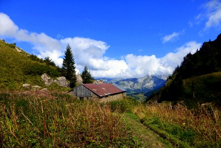 Mountain panoramic landscape photo