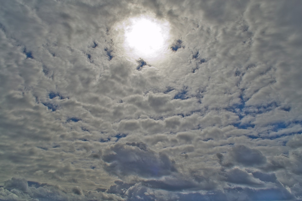 Sun blue white
