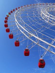 Carnival ferris wheel high