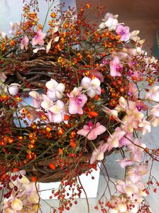 Rose hip wreath floral wreath