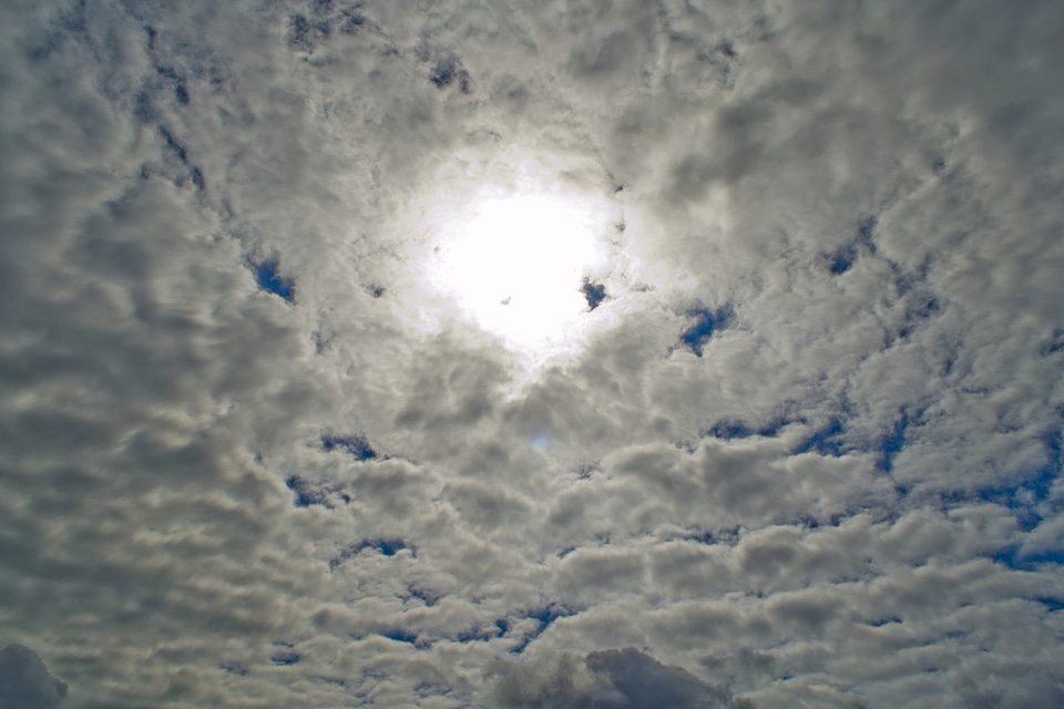 Sun blue white