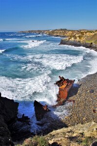 Travel beach wreck