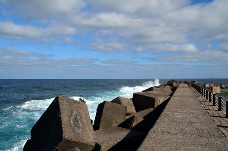 Coast ocean rock photo