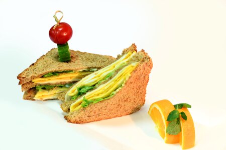 Breakfast orange eggs