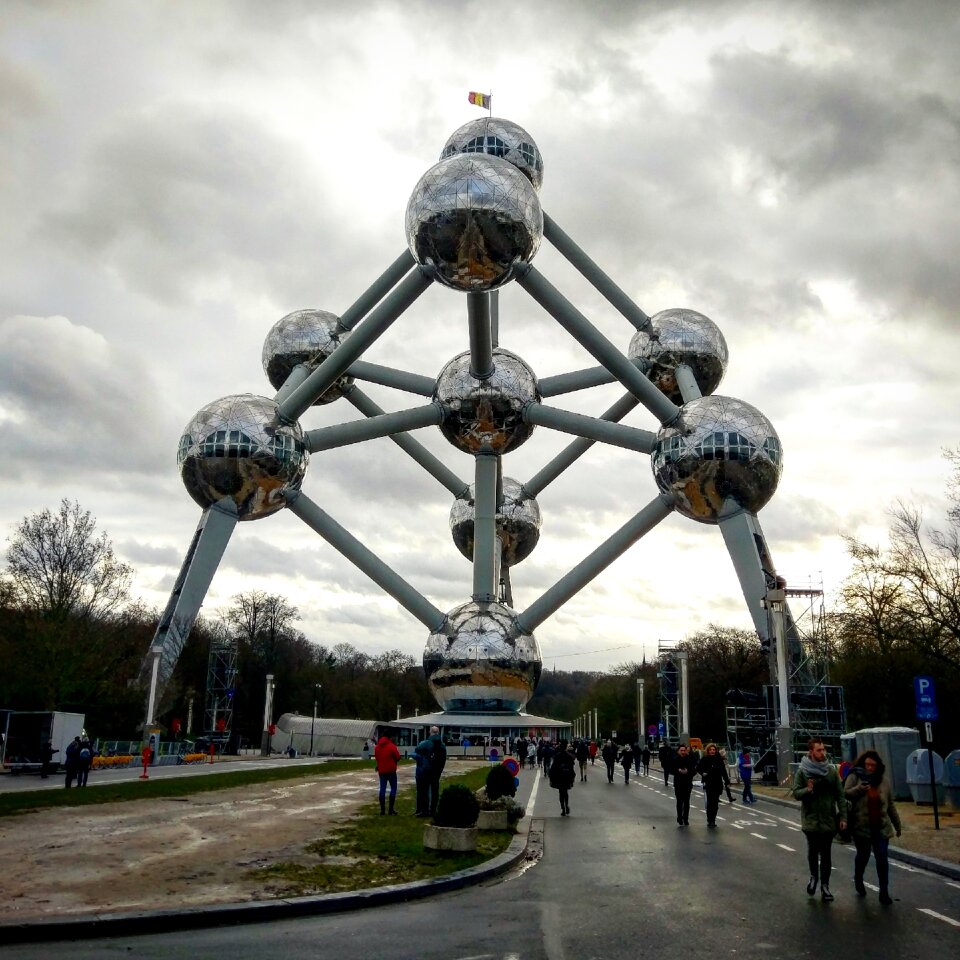 Big city architecture monument
