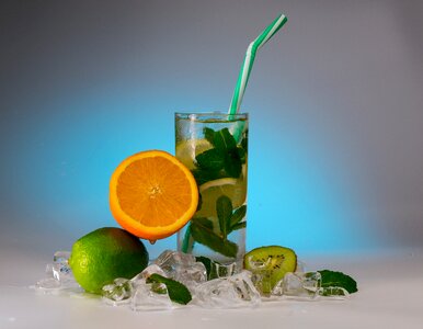 Cocktail fruit citrus photo