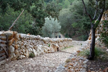 Outdoor sandstone old road