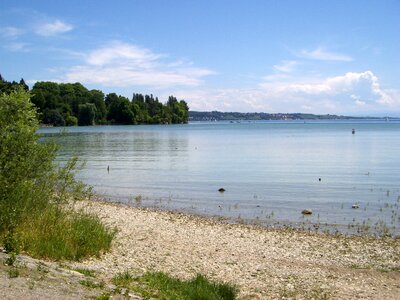Summer landscape lake constance