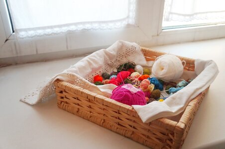Family basket woolen yarn