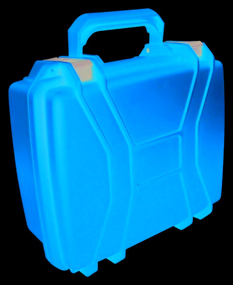 Isolated luggage box