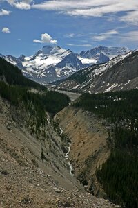 Snow panorama travel