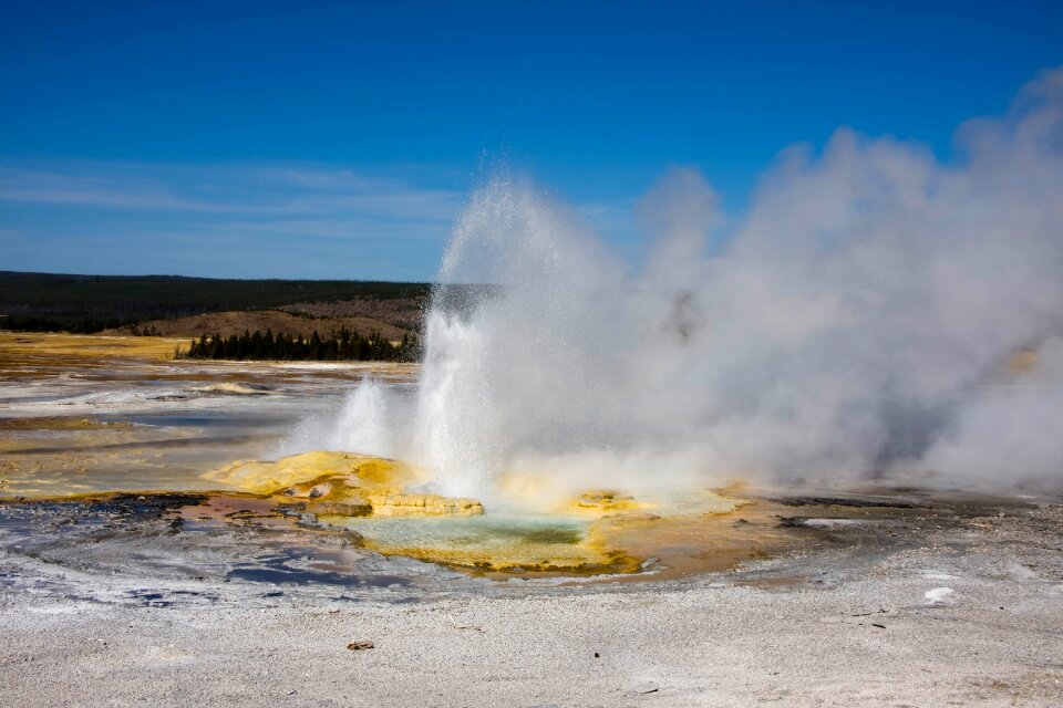 Thermal spring geothermal energy nature