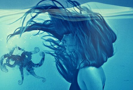 Sea swim tropical